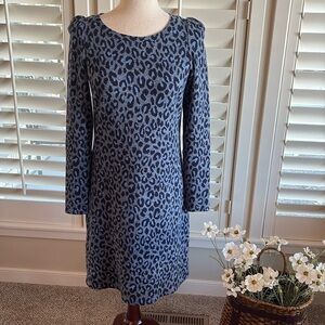 Talbots Animal Print Shift Dress, Size XS